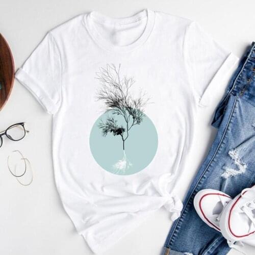 Women Tops Tees Tshirt T-Shirt Sweet Cartoon Casual Ladies Trend New Short Sleeve Summer Fashion Print Lovely Clothes