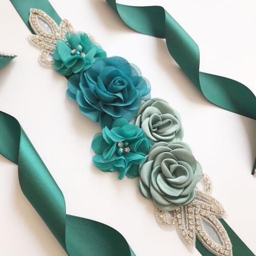 Ladies Flower Belt New Fashion Rose Pearl Bride Wedding Garment Belt Evening Bridesmaid Dresses Waist Seal High Quality Belt