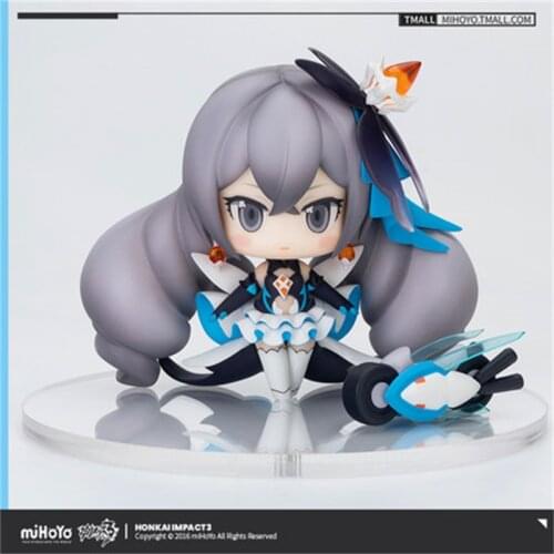 Anime Game Honkai Impact 3 COSPLAY HERRSCHER OF REASO Bronya Zaychik ABS Painted Finished Product Q Version Figure Decoration