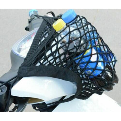 Car/Motorcycle Luggage Net Hook Hold Bag Cargo Bike Scooter Mesh Fuel Tank Luggage Helmet Storage Trunk Bag