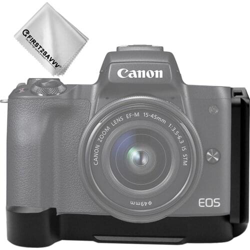 Quick Release L Plate Metal Hand Grip Arca Swiss Bracket Holder Compatible with Canon EOS M50 professional Versio