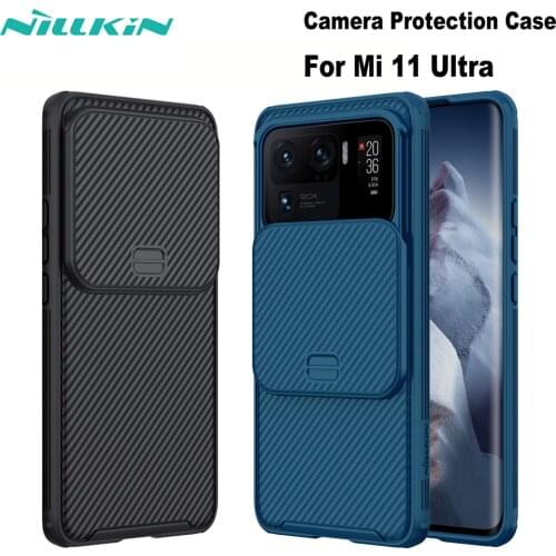 For Xiaomi Mi 11 Ultra Case NILLKIN Camshield Slide Cover Camera Lens Protection Case For Xiaomi mi11 Ultra