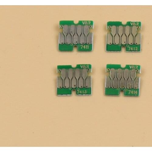 DGYCJLFP T7411-T7414 Ink cartridge Chip for Epson SC F6070 F7070 F9070 F6000 F7000 F9000 one time use cartridge chip