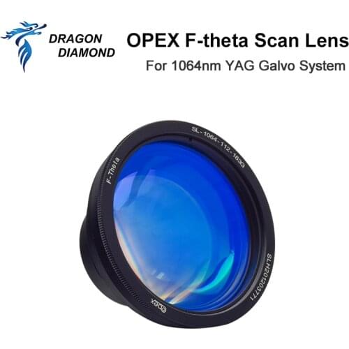 OPEX F-theta Field Scan Lens 70-300mm F100-477mm Co2 Field Scanner For 1064nm YAG Optical Fiber Laser Marking Machine Parts