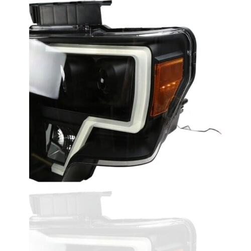 Eagle Eyes factory high quality For Ford F150 F-150 Raptor 2009-2014 modify headlight head lamp projector lens Car Front Light