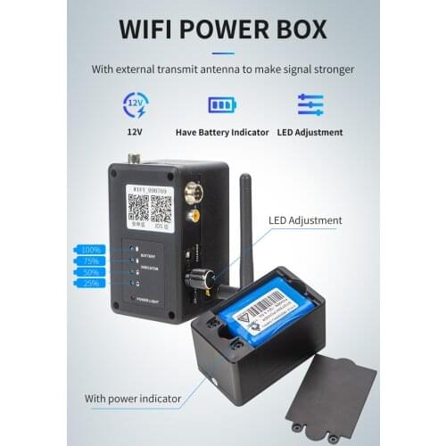 JTGOOD 23MM 17MM 4500mA Battery Box,Controller Pipe Inspection Camera Drain Sewer Pipeline Industrial Endoscope System Cell Box