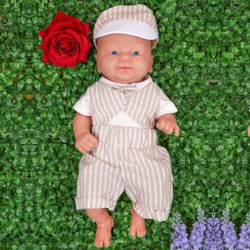 IVITA WB1512 36cm 1.65kg bebe reborn baby silicone body recien nacidos realistas newborn babies boy Eyes Opened kids toys