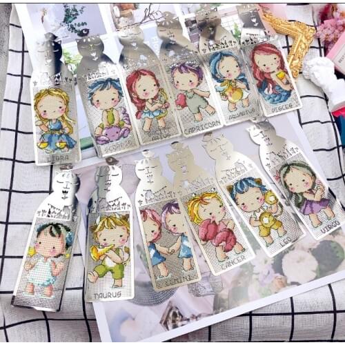 Refrigerator magnet cream girl Cross stitch DMC set Creative Gift Handmade metal bookmark fairy tale princess series 2