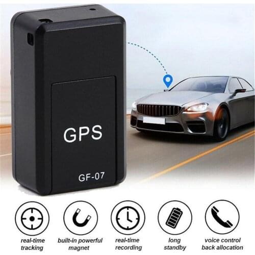 New GF07 GSM GPRS Mini Magnetic Car GPS Anti-lost Real Time Recording Tracking Device Locator Tracker Mini TF Card