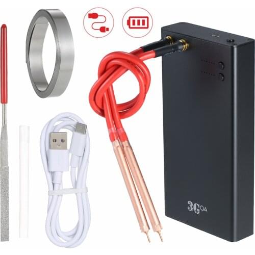 Adjustable 6 Gears Mini spot welder with Quick-Release Pens Spot Welding Machine Spot Welding Pen for 18650 Type-C Rechargeable