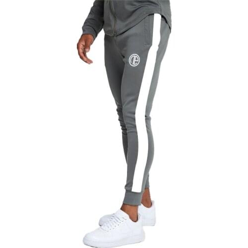 New Sweat Pants Mens Joggers Track Pants Fitness Training Casual Pants Stitching Pencil Pants