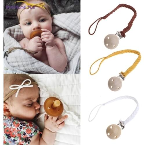 New Leather Pacifier Clips Chain Dummy Clip Pacifier Holder Nipple Soother Chain For Infant Baby Feeding #330