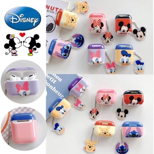 New Disney Mickey Stitch Case for Apple Airpods 1 2 Pro Case Wireless Bluetooth Case Cute Personality Charging Box Shipping Free
