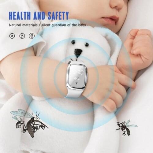 NEW Ultrasonic Repellent Bracelet Anti Mosquito Insect Pest Bugs Waterproof Anti Mosquito Wrist Bracelet For Indoor Outdoor