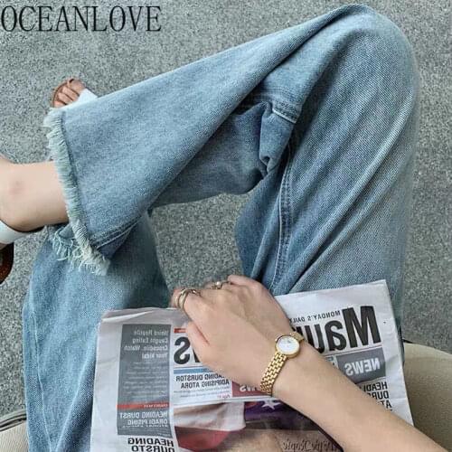 Oceanlove Women's Straight Jeans