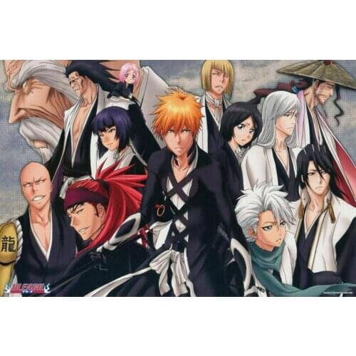 Bleach Kurosaki Ichigo Hollow Mask Anime Art Film Print Silk Poster Home Wall Decor 24x36inch