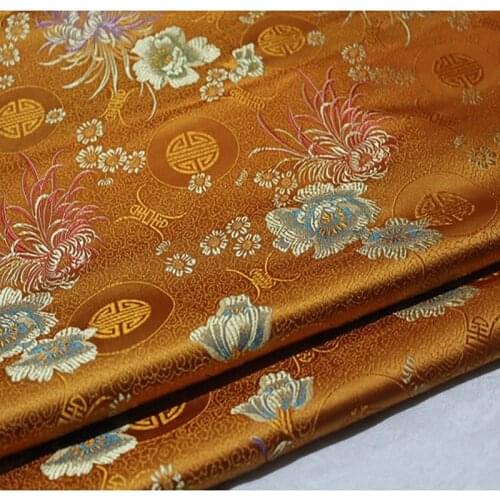 Brocade Fabric Damask Jacquard America style Apparel Costume Upholstery Furnishing Curtain DIY Clothing Material by meter