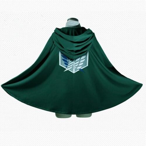 Japanese Anime Shingeki no Kyojin Cloak Cape Clothe cosplay Attack on Titan Costume Cool Unisex Adult Woman and Men Vestidos