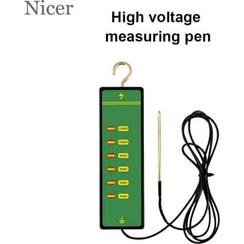 2000v-12000v High Voltage Measuring Pen Special for Animal Husbandry Electronic Garden Border Fences for Garden Accessories Tool
