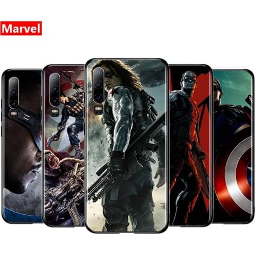 Marvel The Falcon and the Winter Soldier For Huawei P50 P40 P30 P20 P10 P9 P8 Lite Mini E 5G Pro Plus TPU Silicone Phone Case