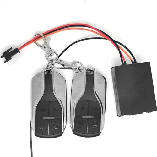 Ebike Alarm System 36v48v60v72v, Electric Car With Lock Dual Remote Anti-Theft Lock Alarm Smart Sensor Wireless Remote Control