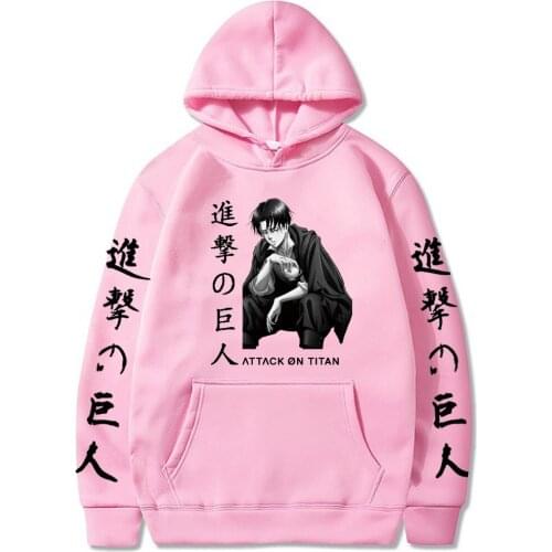 Attack on Titan Hoodies Pullovers Male Cool Tops Women Sportswear cosplay