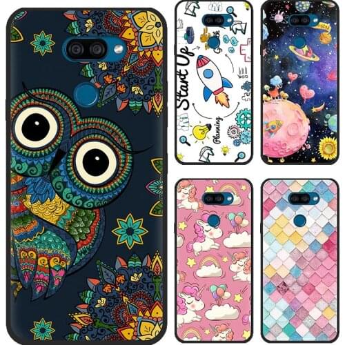 Shockproof Anti-dust Phone Case For LG K40S Wristband Lanyard Silicone Phone Holder Waterproof Dirt-resistant Back Cover TPU