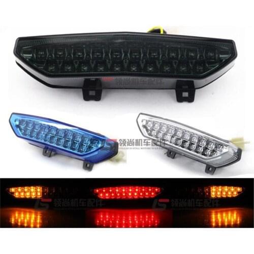 Year 2007 2008 scooter motorbike rear indicator flashers blinker moto brake light KAWASAKI 636 ZX6R LED motorcycle tail light