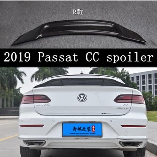 Carbon Fiber Material Rear Trunk Spoiler For New Passat CC 2019 2020 R' Desgin Dedicated Tail Modified Lip Ducktail accessories