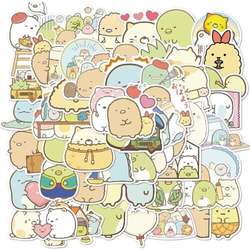 10/30/50PCS Anime Sumikkogurashi Graffiti Stickers Skateboard Suitcase Freezer Luggage Motorcycle Cartoon Joke Decal Sticker