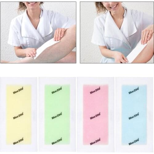 10 Strips Hair Removal Waxing Strips for Face Legs Underarms Brazilian Bikini Underarm Wax Strip Paper Beauty Tool