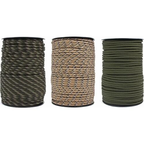 100m 9 Core Paracord Rope Survival Parachute Cord Climbing Camping Lanyard