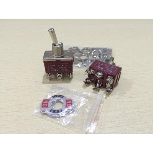 5/10pcs 6 Pin ON-OFF-ON Toggle Switch 15A/250VAC Rocker Switch