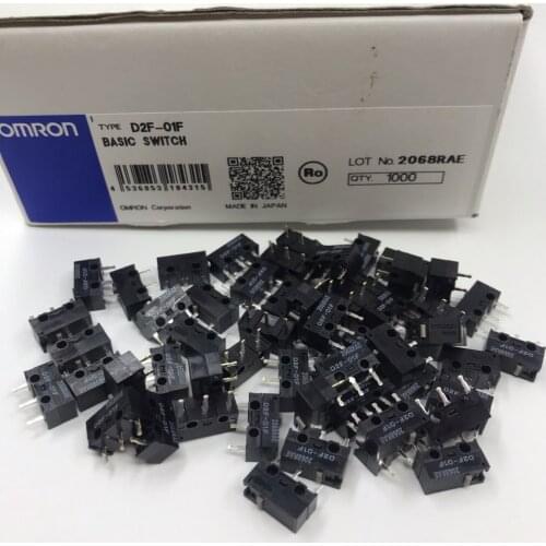 500PCS New Original OMRON mouse micro switch D2F-01F