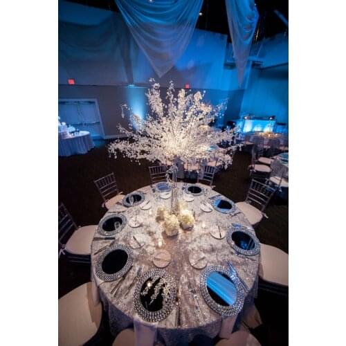 6PCS/lot acrylic wedding crystal table centerpiece crystal trees 90cm tall Wedding decorations party props event decor road lead