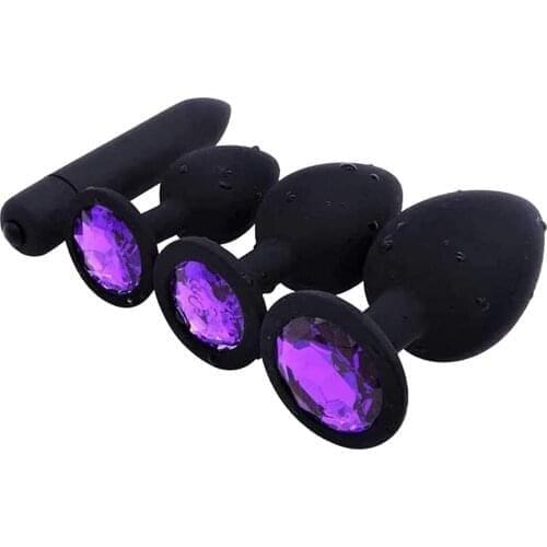 Anal Plug Butt Sex Toys For Women Men Soft Silicone Prostate Massager Mini Erotic Bullet Vibrator Adult Gay Products