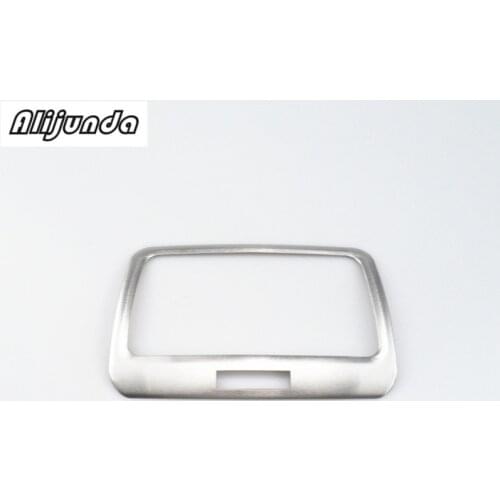 Car styling stainless steel rear seat armrestir conditioning air outlet vent trim for VW Golf 7 MK7 VII 2012-2017