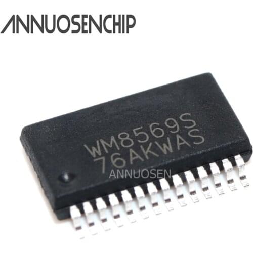 Free shipping 2PCS WM8569SEDS/RV WM8569SEDS WM8569S WM8569 SSOP-28 NEW ORIGINAL