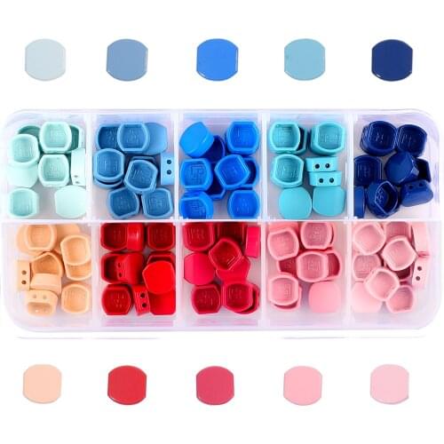 100pcs/lot honeycomb tile beads metal japaness enamel bead charm jewelry components beaded bracelet women jewelry 2020 craft kit