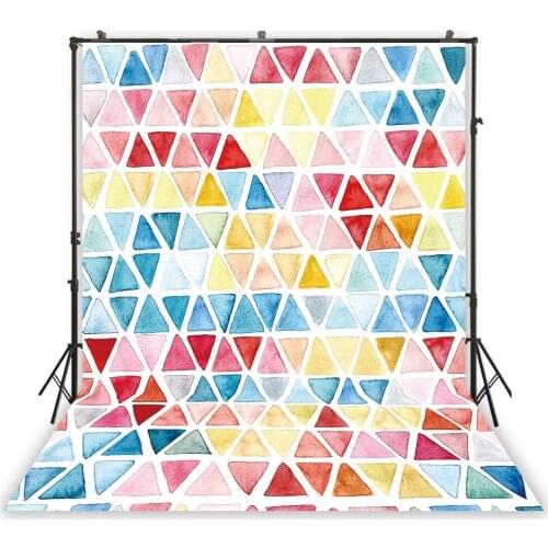 HUAYI Photography Backdrop Watercolor colorful patterns Newborns Child Photo Background Studio Customize Photobooth XT-7119