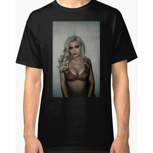 Kylie Jenner Blonde Mens Black Tees Shirt Clothing Cool Casual Pride T Shirt Men Unisex New Fashion Tshirt Streetwear