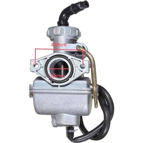 Motorcycle PZ20 20mm Motorcycle Carburetor Carb For 50cc 70cc 90cc 110cc 125cc 135