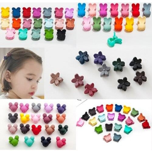 1/10Pcs Cute Girls Heart Flower Crown Animals Colorful Hair Claws Sweet Hairpins Hair Clips Headband Fashion Hair Accessories