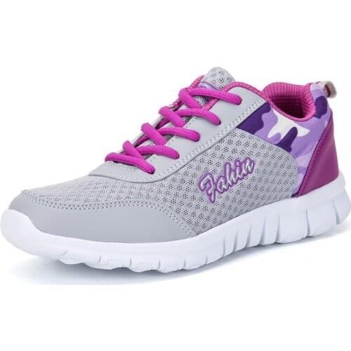 Shoes women sneakers 2021 fashion Sneakers female Breathable mesh lace-up spring summer flat Casual shoes Woman zapatillas mujer