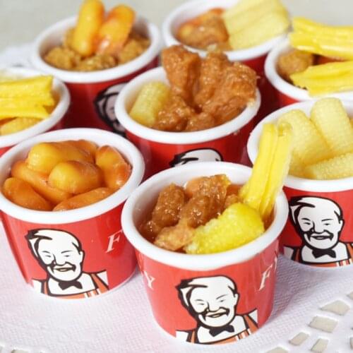 2pcs 1/6 1/12 Scale Mini Doll Food for Miniature Dollhouse Pretend Play Kitchen Set Furniture Decoration Accessories Toy