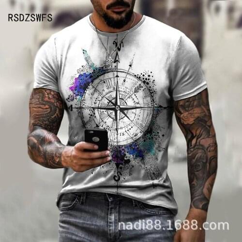 New Summer 3D Movie Warrior Men T Shirt Cute Smiling Face Print Graphic T Shirts Fashion Individuality Mens Large Size T-Shirts