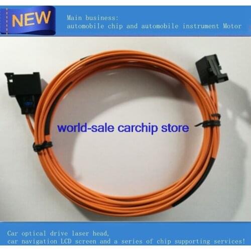 MOST Optical Fiber Cable Connectors Male To Female cable 400CM For B-M-W Mercedes Au-di AMP Bluetooth car GPS fiber cable