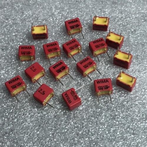 Original new 100% 100PF100VDC fever coupled tin film poleless capacitor (Inductor)