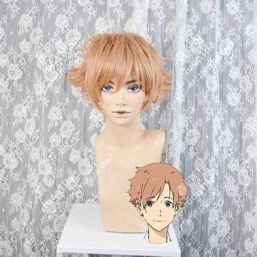 Anime Tsurune Kazemai Koukou Kyuudoubu Kisaragi Nanao Cosplay Wig Heat Resistant Synthetic Hair Wig + Wig Cap