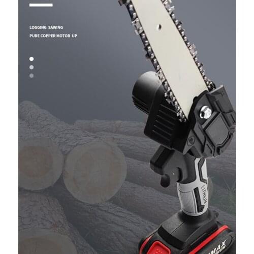 New 24V 550W Mini Chainsaw Cordless Electric Saw 3000r/min Tree Branch Cutter Brushless Motor Lightweight Pruning Shears
